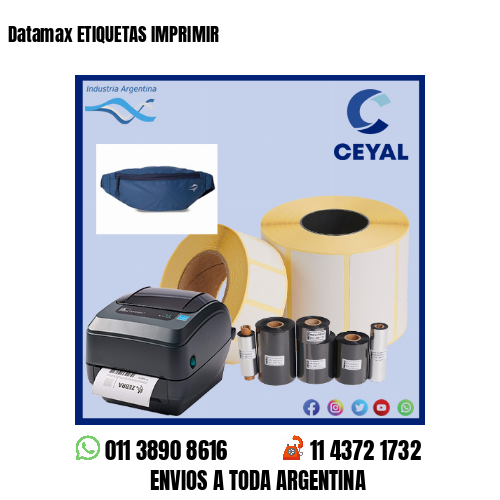 Datamax ETIQUETAS IMPRIMIR