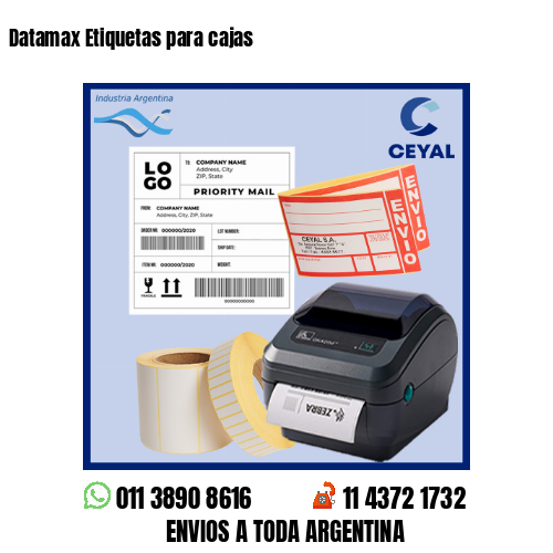 Datamax Etiquetas para cajas