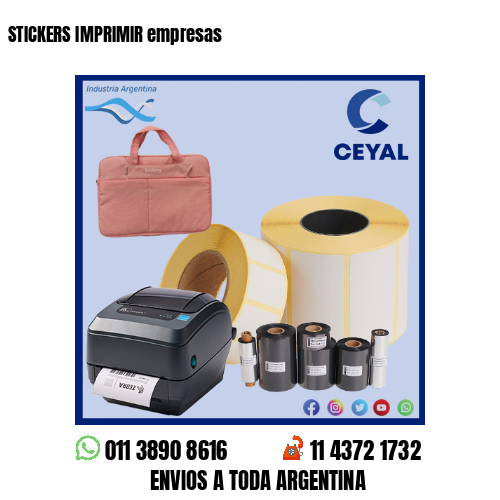 STICKERS IMPRIMIR empresas