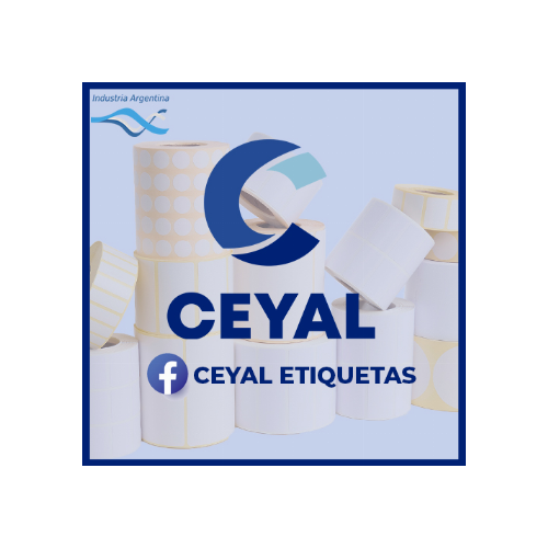 etiqueta térmica 50x25 mm caja x 40 mil
