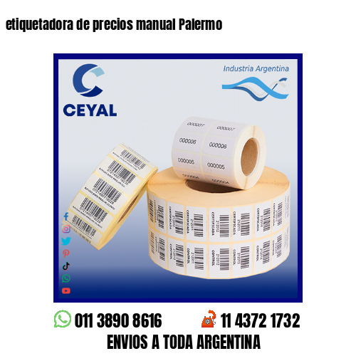 etiquetadora de precios manual Palermo