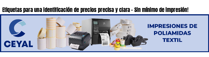 Etiquetas para una identificación de precios precisa y clara - Sin mínimo de impresión!