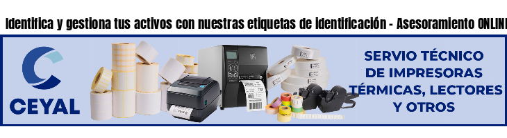 Identifica y gestiona tus activos con nuestras etiquetas de identificación - Asesoramiento ONLINE