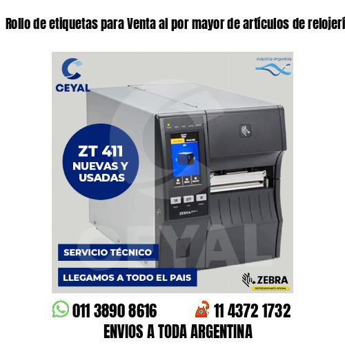 Rollo de etiquetas para Venta al por mayor de artículos de relojería