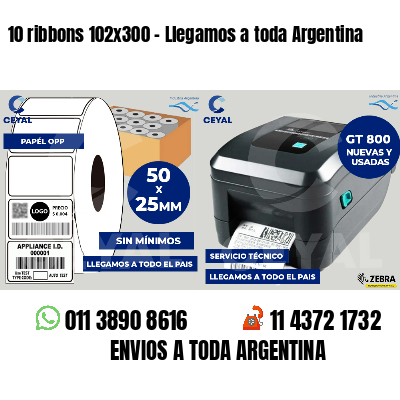 10 ribbons 102x300 - Llegamos a toda Argentina