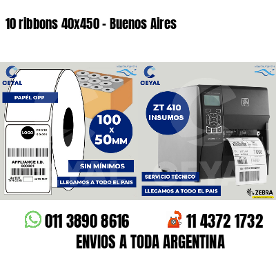 10 ribbons 40x450 - Buenos Aires