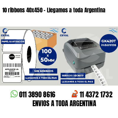 10 ribbons 40x450 - Llegamos a toda Argentina