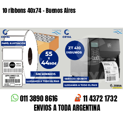 10 ribbons 40x74 - Buenos Aires