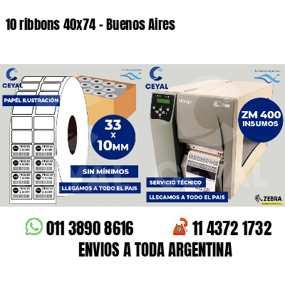 10 ribbons 40x74 - Buenos Aires