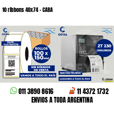 10 ribbons 40x74 - CABA