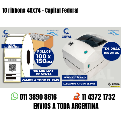 10 ribbons 40x74 - Capital Federal