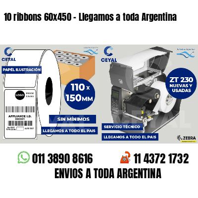 10 ribbons 60x450 - Llegamos a toda Argentina