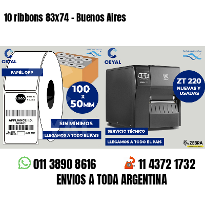 10 ribbons 83x74 - Buenos Aires