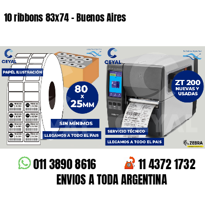 10 ribbons 83x74 - Buenos Aires