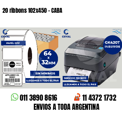 20 ribbons 102x450 - CABA