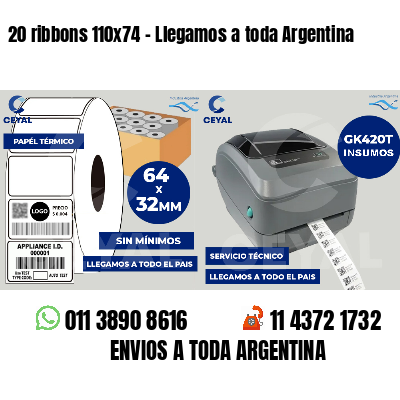 20 ribbons 110x74 - Llegamos a toda Argentina