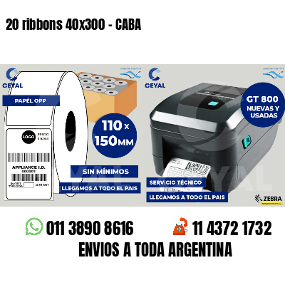 20 ribbons 40x300 - CABA