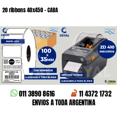 20 ribbons 40x450 - CABA