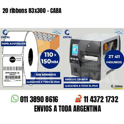 20 ribbons 83x300 - CABA