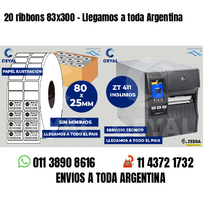20 ribbons 83x300 - Llegamos a toda Argentina