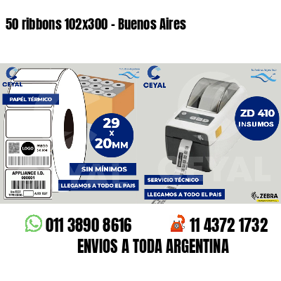 50 ribbons 102x300 - Buenos Aires