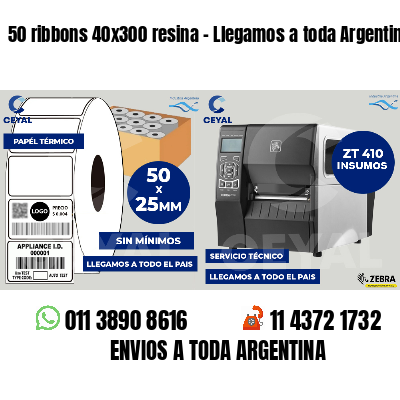 50 ribbons 40x300 resina - Llegamos a toda Argentina