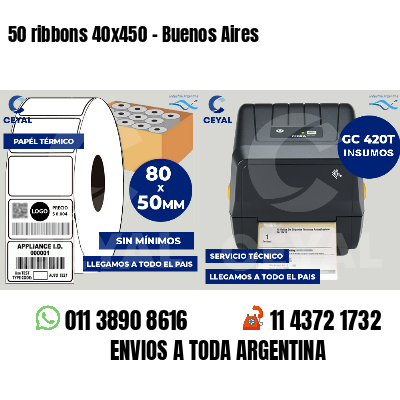 50 ribbons 40x450 - Buenos Aires