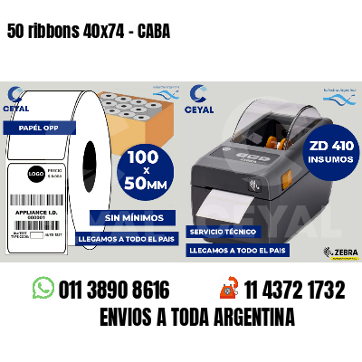 50 ribbons 40x74 - CABA