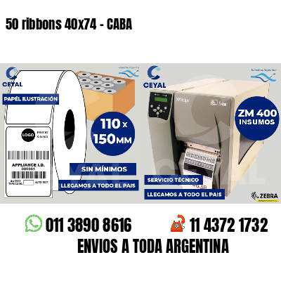 50 ribbons 40x74 - CABA