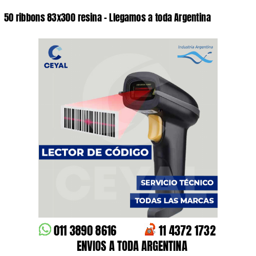 50 ribbons 83x300 resina - Llegamos a toda Argentina