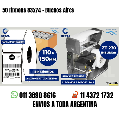 50 ribbons 83x74 - Buenos Aires