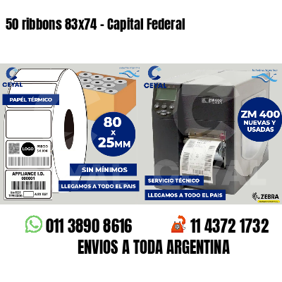 50 ribbons 83x74 - Capital Federal