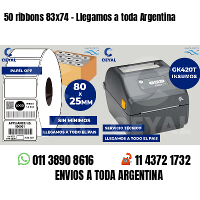 50 ribbons 83x74 - Llegamos a toda Argentina