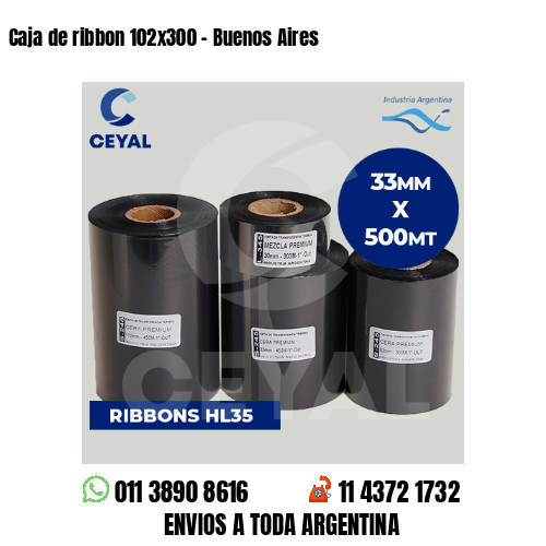 Caja de ribbon 102×300 – Buenos Aires