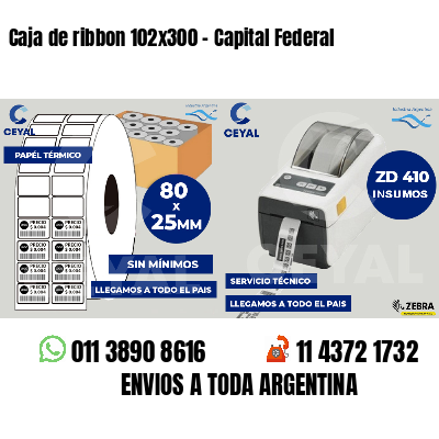 Caja de ribbon 102x300 - Capital Federal