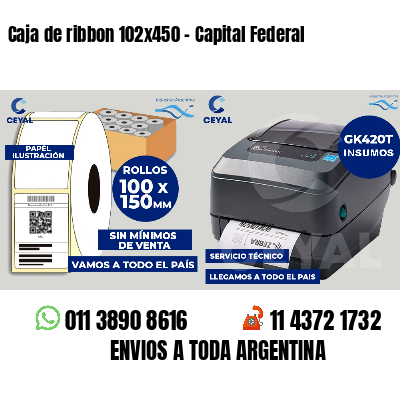 Caja de ribbon 102x450 - Capital Federal