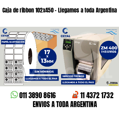 Caja de ribbon 102x450 - Llegamos a toda Argentina
