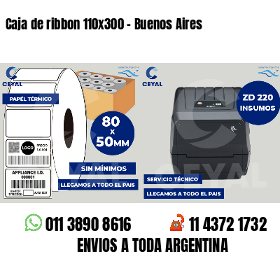 Caja de ribbon 110x300 - Buenos Aires
