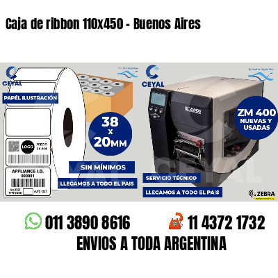 Caja de ribbon 110x450 - Buenos Aires