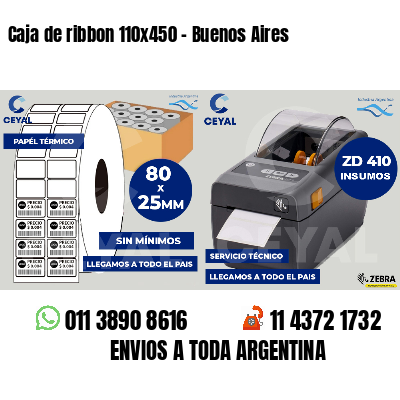 Caja de ribbon 110x450 - Buenos Aires