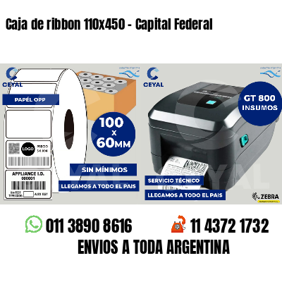 Caja de ribbon 110x450 - Capital Federal