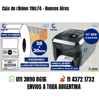 Caja de ribbon 110x74 - Buenos Aires