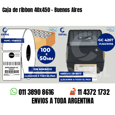Caja de ribbon 40x450 - Buenos Aires