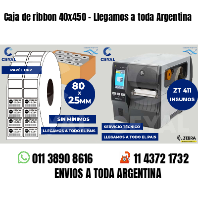 Caja de ribbon 40x450 - Llegamos a toda Argentina
