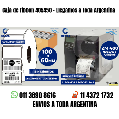 Caja de ribbon 40x450 - Llegamos a toda Argentina