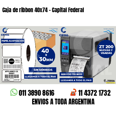 Caja de ribbon 40x74 - Capital Federal