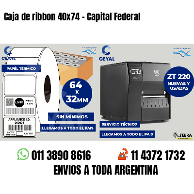 Caja de ribbon 40x74 - Capital Federal