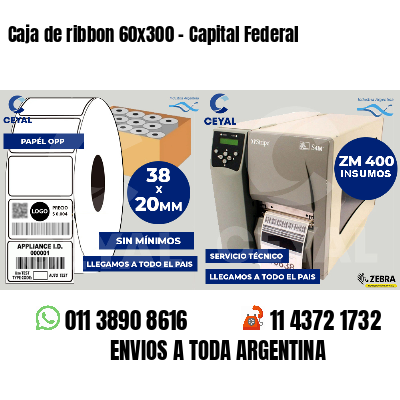 Caja de ribbon 60x300 - Capital Federal