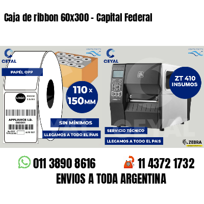 Caja de ribbon 60x300 - Capital Federal