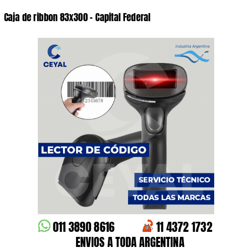 Caja de ribbon 83x300 - Capital Federal